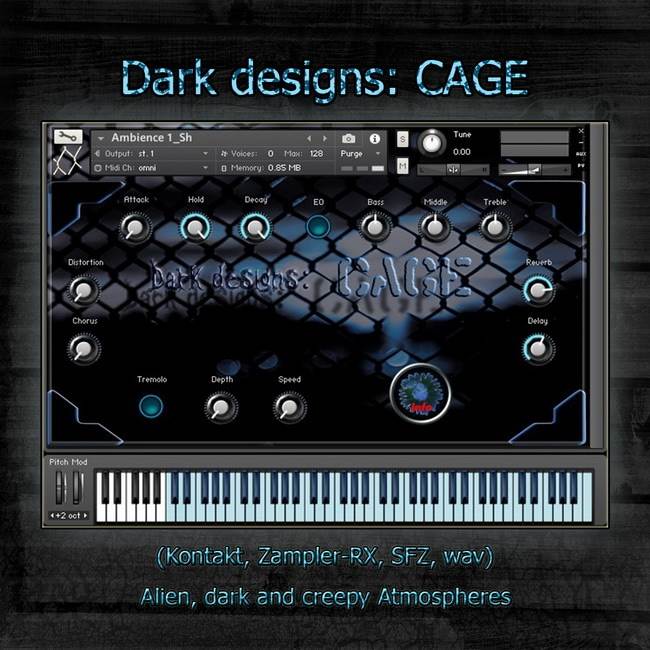 Dark Designs Cage kontakt sfz