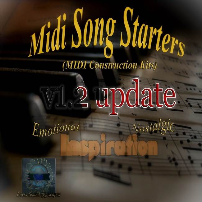 Midi Song Starters chord progressions melodies